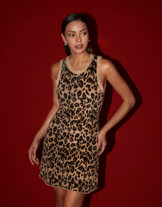 Leo Print Knit Dress | TALLY WEiJL