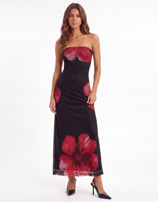 Robe Bandeau Noire | TALLY WEiJL