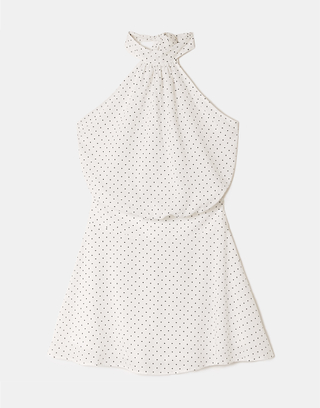 White Polka Dot Mini Dress | TALLY WEiJL