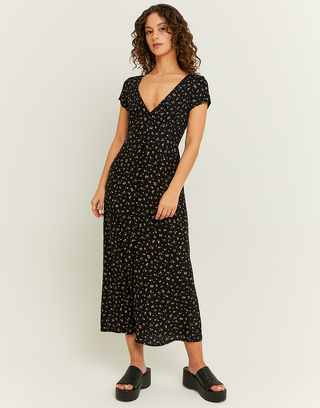 Langes Kleid mit Blumen | TALLY WEiJL