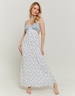 Floral Bambula Long Dress | TALLY WEiJL