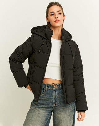 Schwarze gepolsterte Jacke | TALLY WEiJL