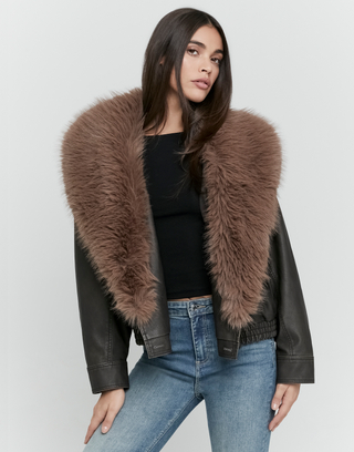 Grey Oversized Jacket | TALLY WEiJL
