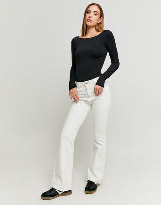 High Waist Skinny Flare Hosen | TALLY WEiJL