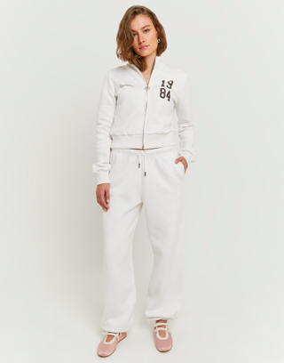 Pantaloni da Jogging Beige con stampa | TALLY WEiJL