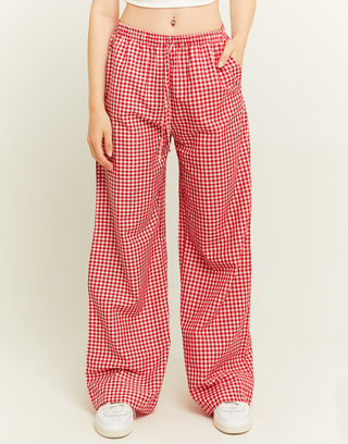 Pantaloni Stile Pigiama a Quadri | TALLY WEiJL