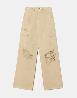 High Waist Cargo Trousers | TALLY WEiJL