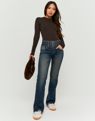 Παντελόνι Τζιν Mid Waist Flare | TALLY WEiJL
