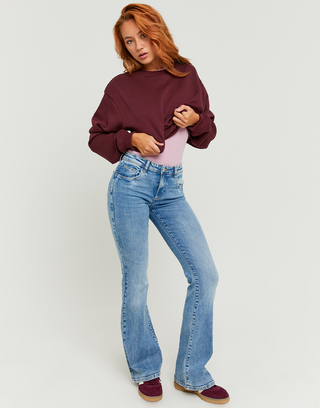 Jeans a Zampa Push Up a Vita Media | TALLY WEiJL
