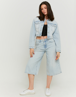 Light Blue Baggy Bermuda | TALLY WEiJL