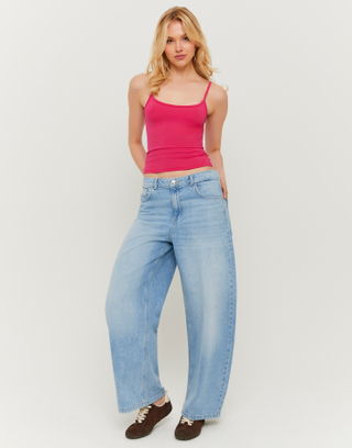 Light Wash Blue Barrel Jeans | TALLY WEiJL