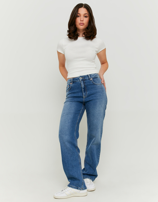 High Waist Straight Leg Jeans | TALLY WEiJL