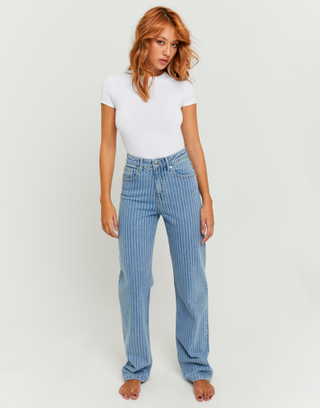 Jeans Straight Leg a Vita Alta | TALLY WEiJL