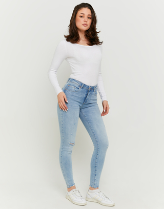 Mid Waist Skinny Push Up Jeans | TALLY WEiJL