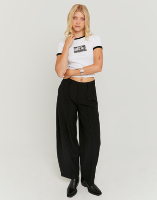 Schwarze Ballon-Hose im Tailoring-Stil | TALLY WEiJL