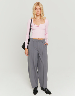 Pantaloni Grigi a Palloncino Eleganti | TALLY WEiJL