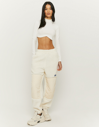 Faux Fur High Waist Joggers | TALLY WEiJL