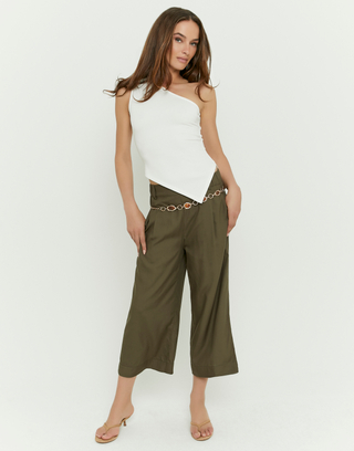 Pantaloni Culotte Kaki | TALLY WEiJL