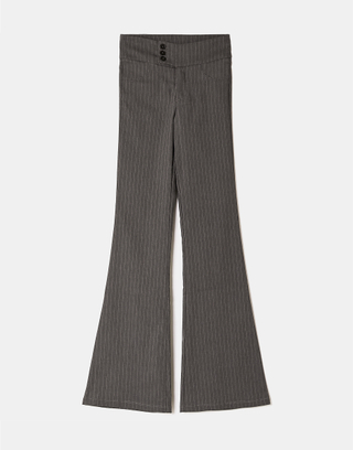 Graue Gestreifte Flare Hose | TALLY WEiJL