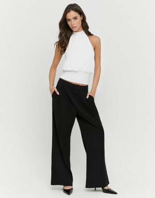 Pantalon Noir Coupe Droite | TALLY WEiJL