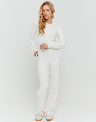 Pantaloni Bianchi in Maglia | TALLY WEiJL
