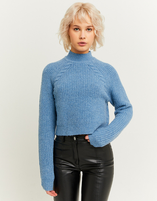 Blue Regular Fit Jumper | TALLY WEiJL