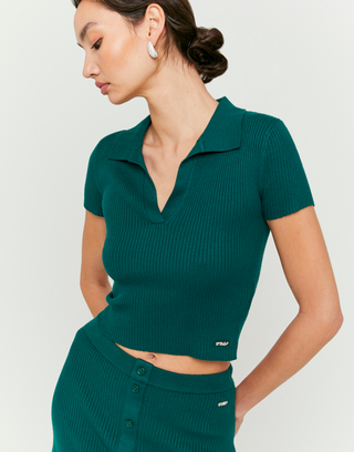 Top Verde in Maglia | TALLY WEiJL