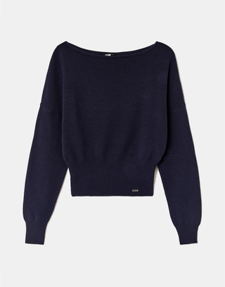 Pullover Basic Blu in Maglia | TALLY WEiJL