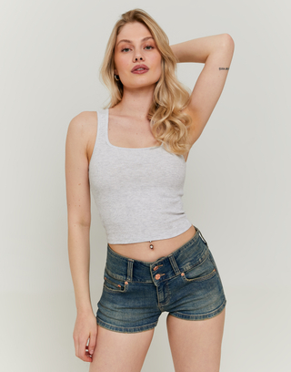 Short en Denim à Taille Basse | TALLY WEiJL