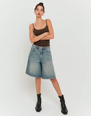 Bermuda in Denim a Vita Alta | TALLY WEiJL