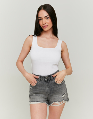 High-Waist Mom-Shorts | TALLY WEiJL