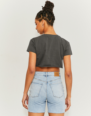 Blue Stretch Bermuda Shorts | TALLY WEiJL