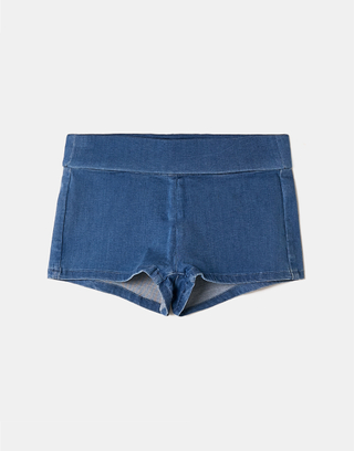 Mini Shorts in Denim Blu | TALLY WEiJL