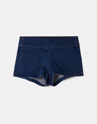 Blaue Denim Mini Shorts | TALLY WEiJL