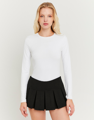 Skort Nera Plissettata | TALLY WEiJL
