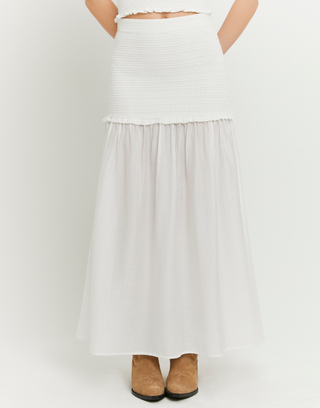 Jupe Longue Blanche | TALLY WEiJL