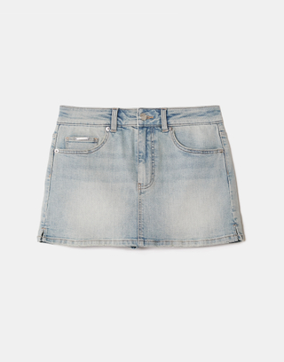 Minigonna in Denim Azzurro Chiaro | TALLY WEiJL