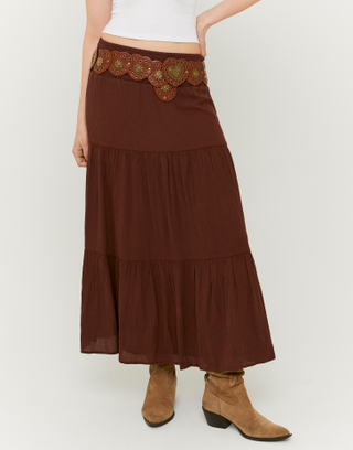 Brown Long Skirt | TALLY WEiJL