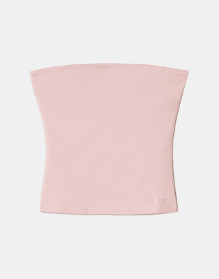 Top Bandeau Rose Croppé | TALLY WEiJL