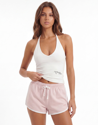 Top Halter Stampato Bianco | TALLY WEiJL