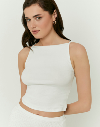 Weißes Basic-Top | TALLY WEiJL