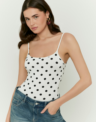 Basic Tanktop mit Punkten | TALLY WEiJL