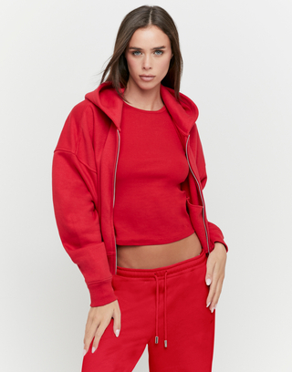 Red Basic Sweatshirt | TALLY WEiJL