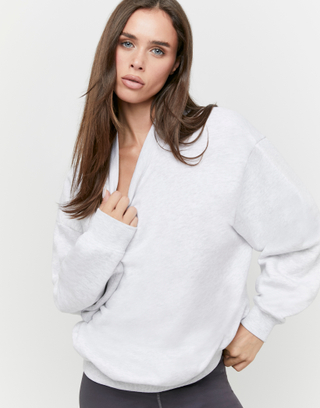 Grey Basic Sweatshirt | TALLY WEiJL