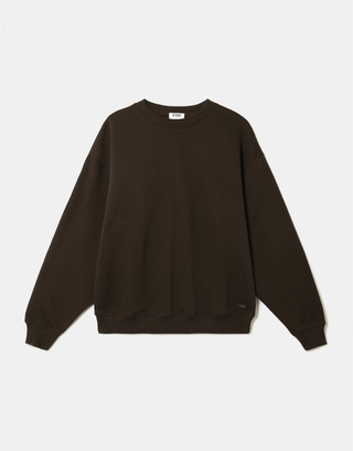 Braunes Oversize Sweatshirt | TALLY WEiJL