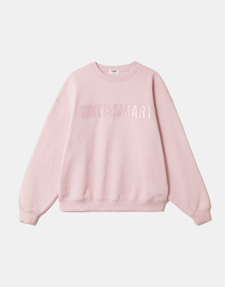 Rosa Sweatshirt mit Stickerei | TALLY WEiJL