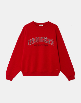 Rotes Sweatshirt mit Stickerei | TALLY WEiJL