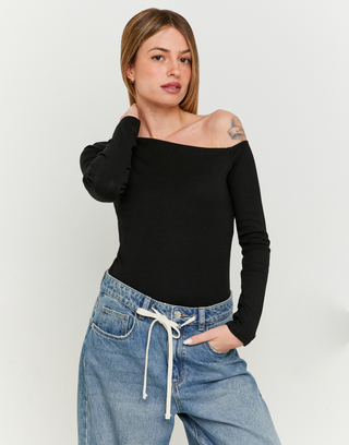 Black Basic T-shirt | TALLY WEiJL