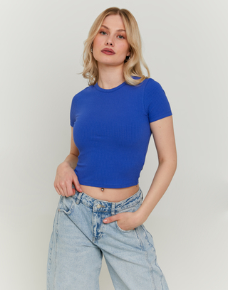 T-shirt Basic Μπλε | TALLY WEiJL