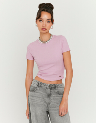 T-Shirt Rosa basica | TALLY WEiJL